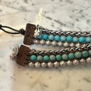 Lucky Brand Beaded Bracelet Vintage, boho, heritage